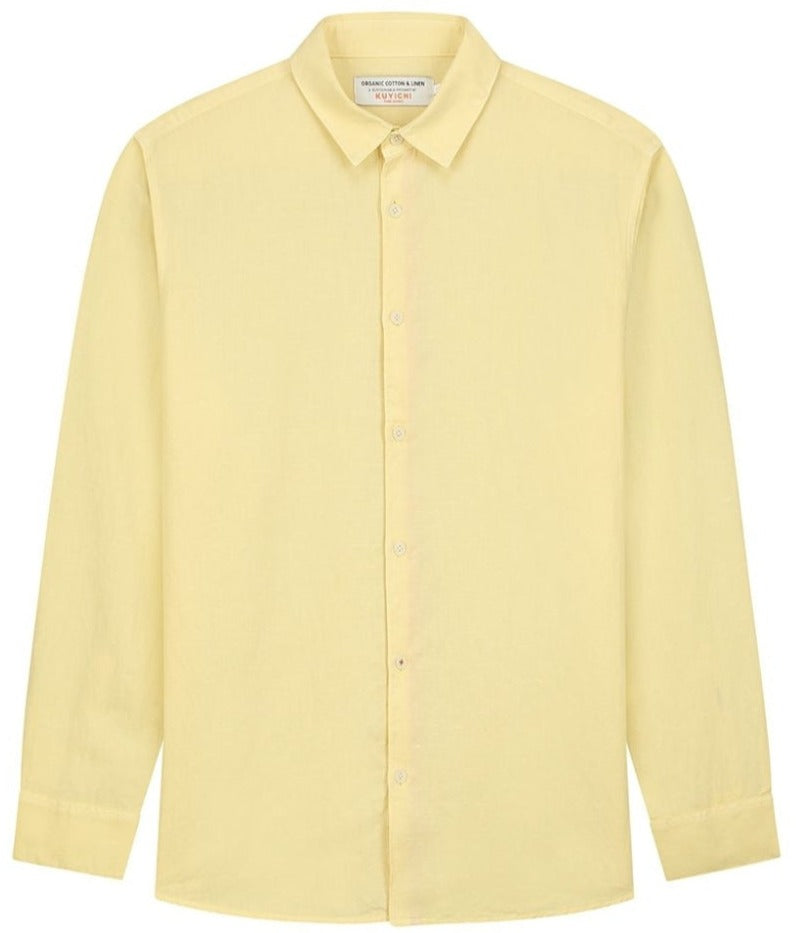 KUYICHI Nico shirt faded yellow men