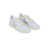 VEJA V-10 Leather gravel parme menthol women