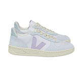 VEJA V-10 Leather gravel parme menthol women