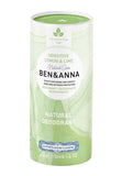 Ben & Anna Lemon lime deodorant sensitive 40g