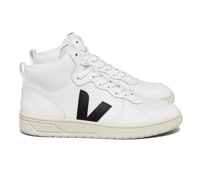 VEJA V-15 Leather extra white black women
