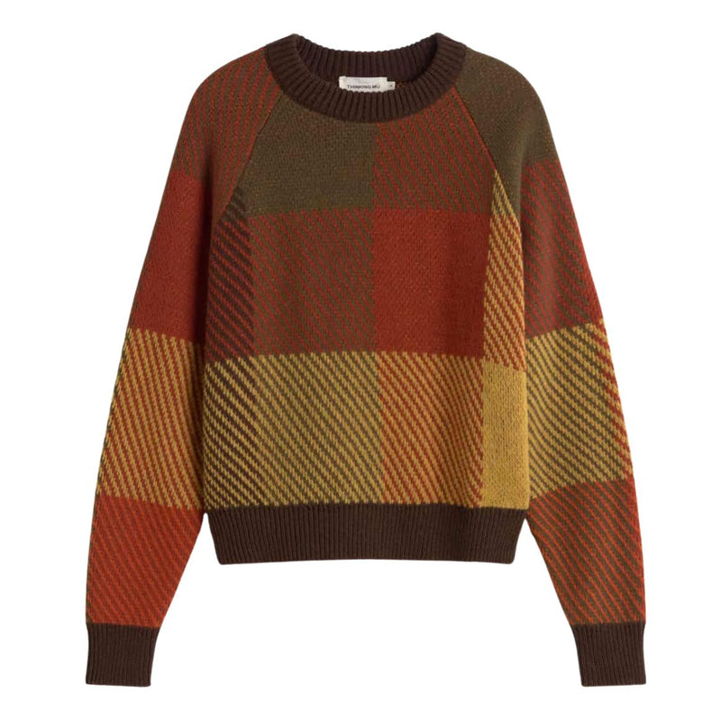 THINKING MU Nur knitted jumper creek women