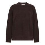 KCA 2080090 Lambswool crew neck jumper 1487 chocolate tarte women