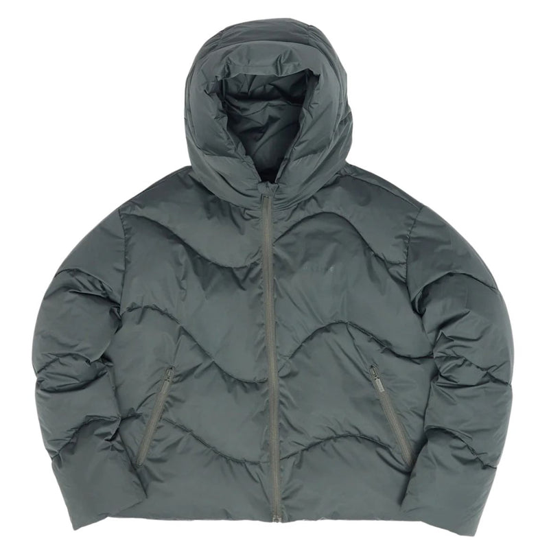 MAZINE Waves quilt short puffer jacket bottle women