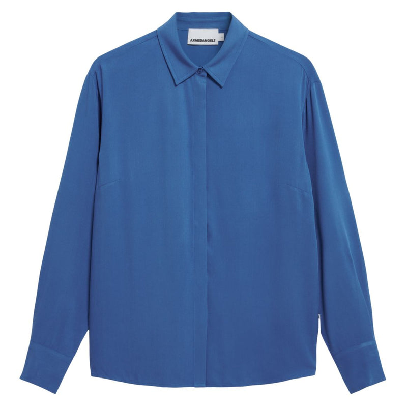 ARMEDANGELS Larisaana longsleeve blouse dark morning women