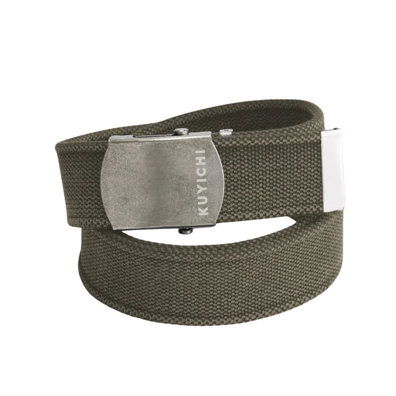 KUYICHI Slider canvas belt army green unisex