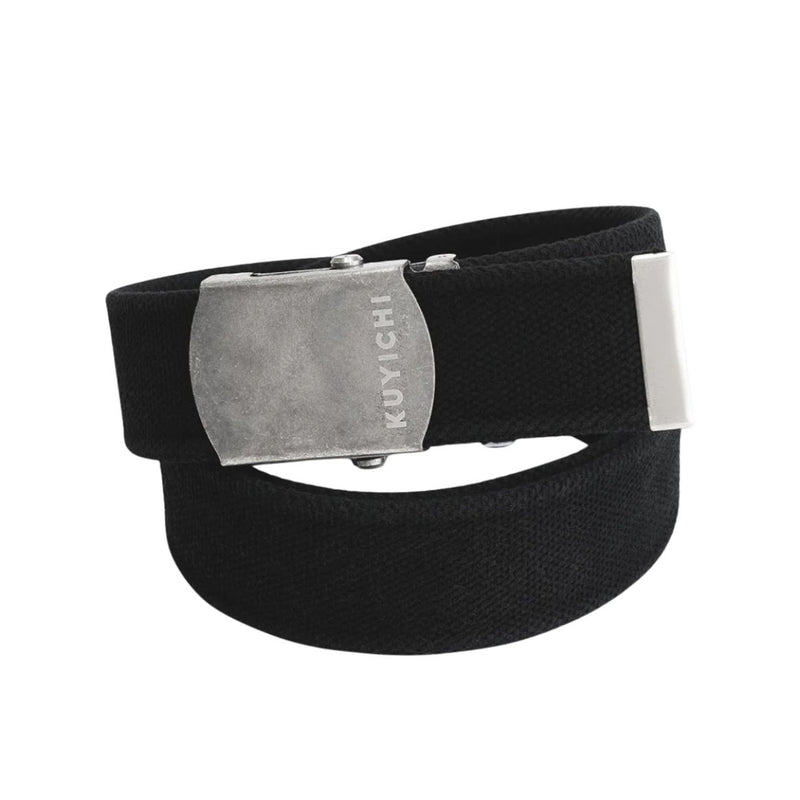 KUYICHI Slider canvas belt jet black unisex