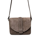 ANN KURZ Shatel crossbody bag suede fango women