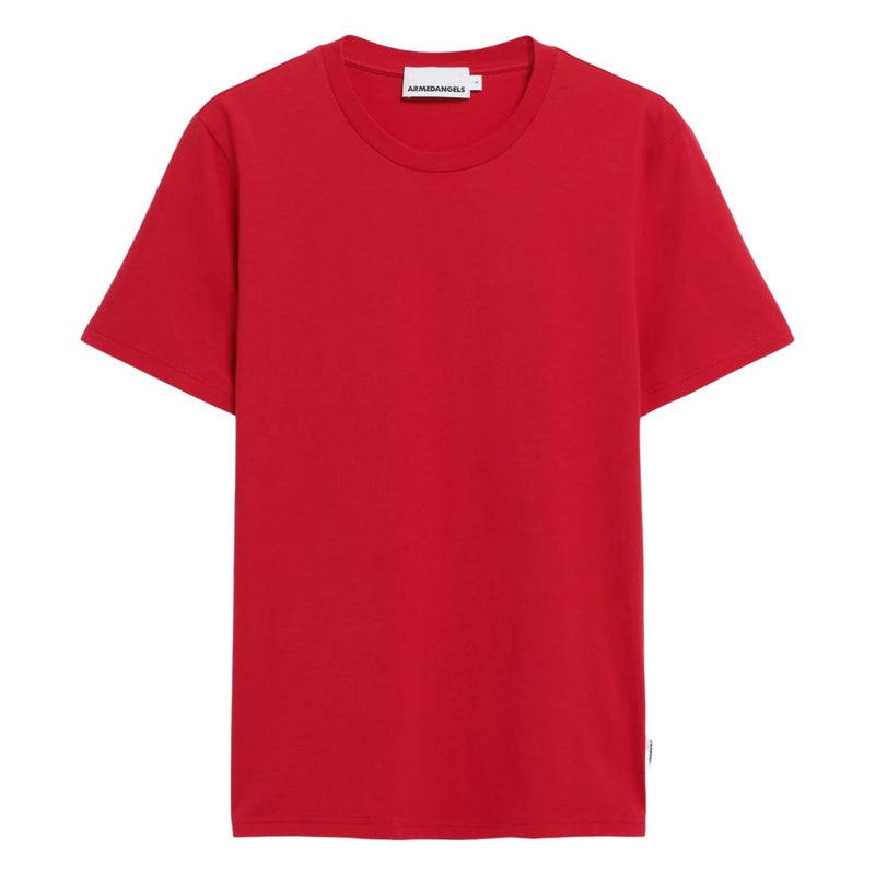 ARMEDANGELS Jaames t-shirt scarlet red men