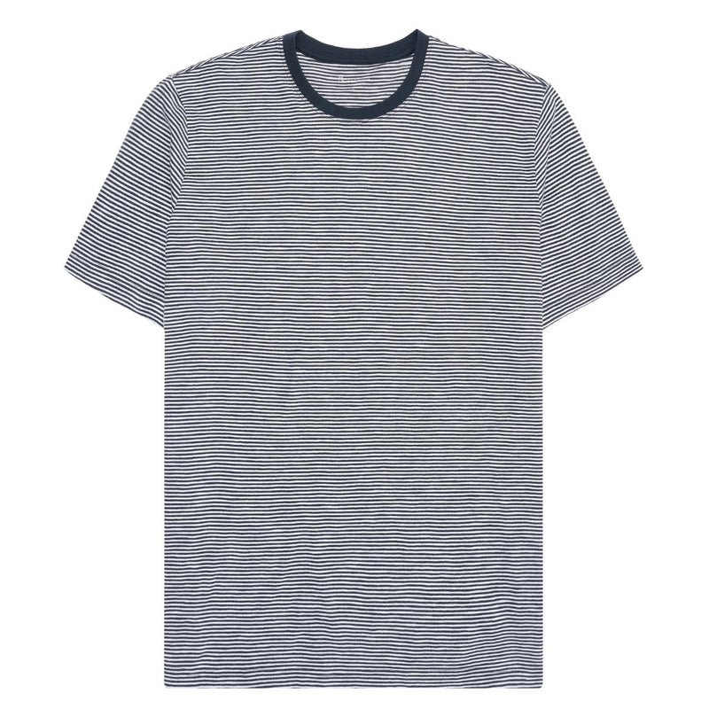 KCA 1010053 Organic cotton striped t-shirt 8021 blue stripe men