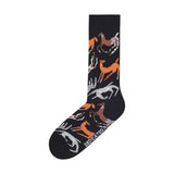 DEDICATED Sigtuna socks mustang party black unisex