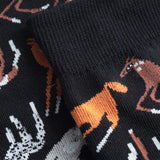 DEDICATED Sigtuna socks mustang party black unisex