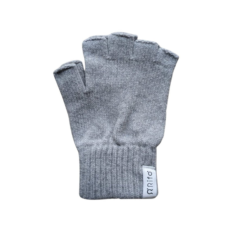 RIFO Samuele fingerless gloves grey calce men