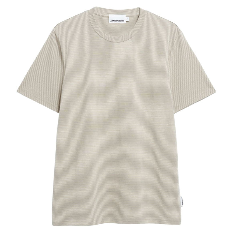 ARMEDANGELS Jaames structure new t-shirt pure light sage men