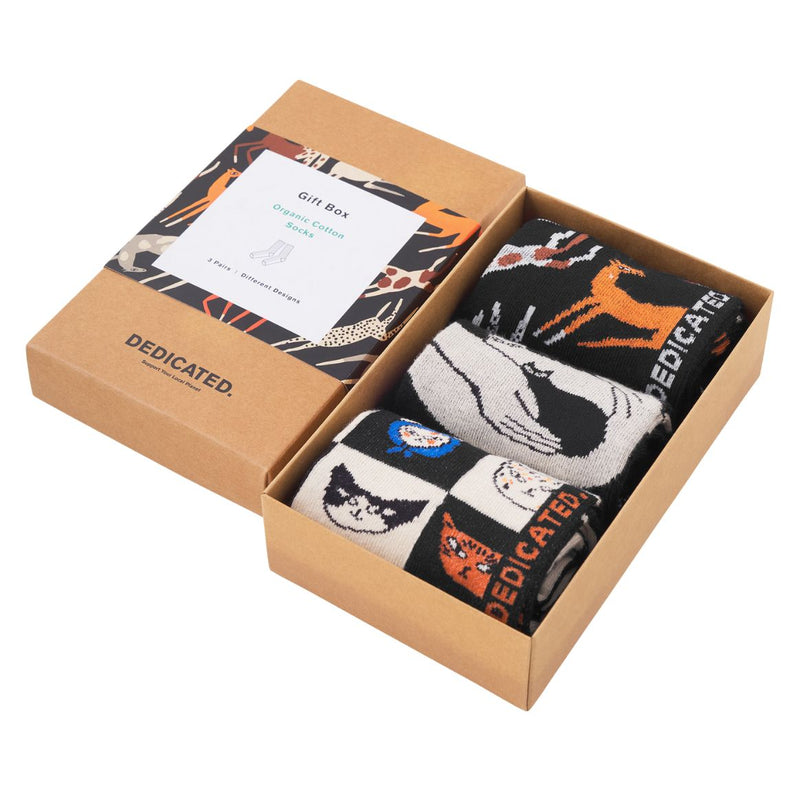 DEDICATED Gift box socks sigtuna eniko 3-pack