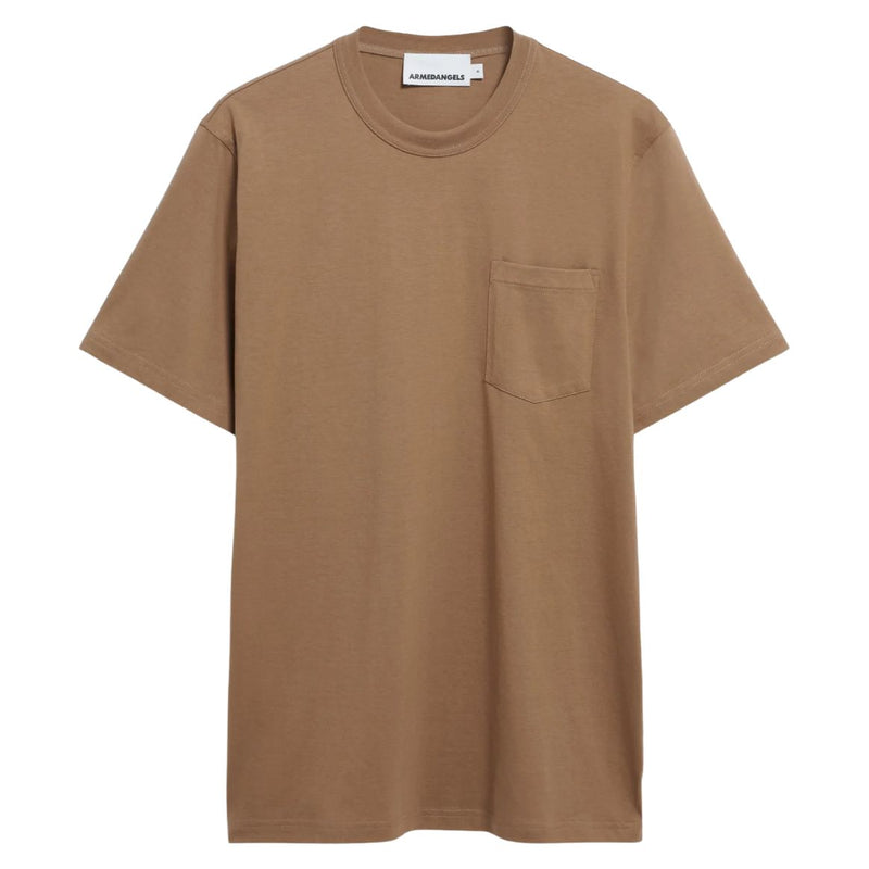ARMEDANGELS Maarkos pocket t-shirt light oak men
