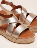 ODAJE Chantal espadrilles golden women