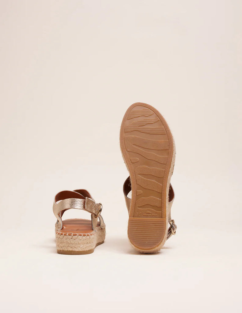 ODAJE Chantal espadrilles golden women