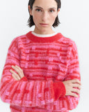 THINKING MU Candela jumper red pink women