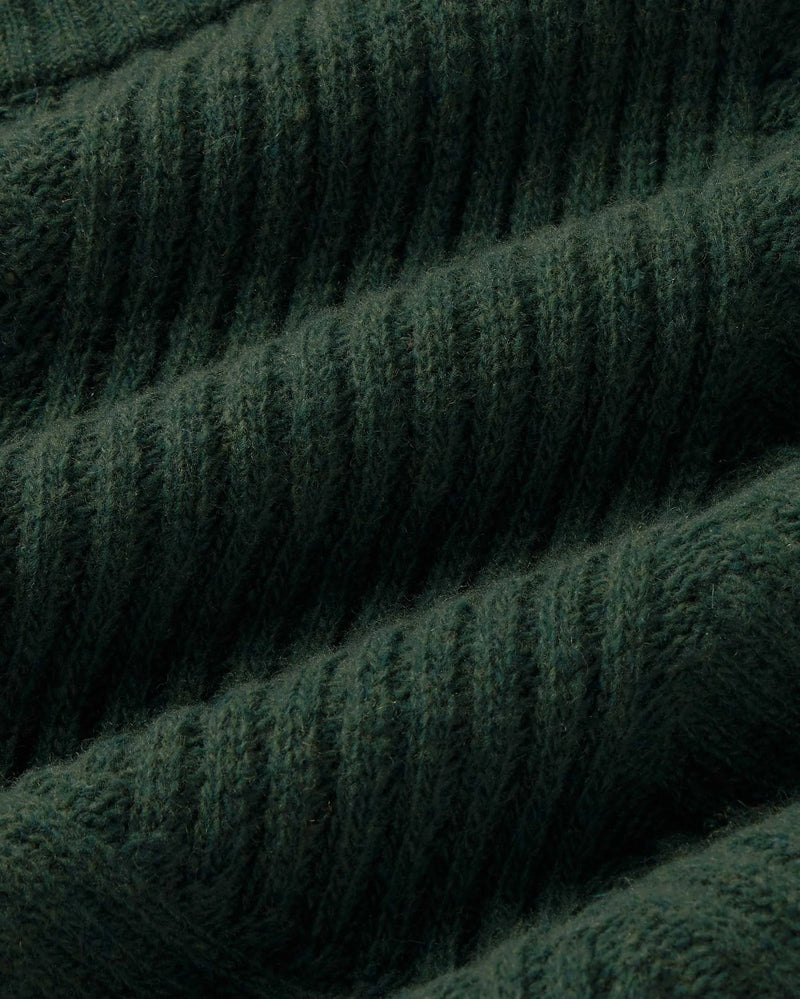 THINKING MU Kaia knitted wool vest green women