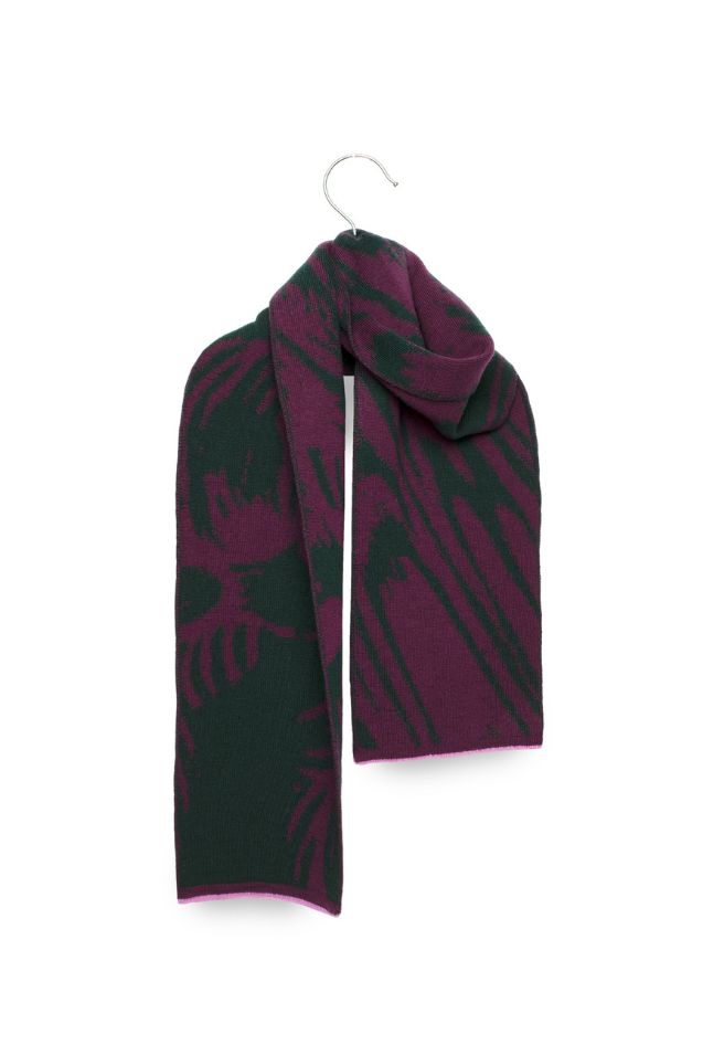 WOLVIS Cerura mini scarf grape