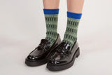 WOLVIS Bauhaus socks green unisex