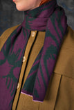 WOLVIS Cerura mini scarf grape