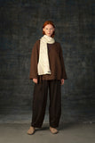WOLVIS Aurata midi scarf alabaster