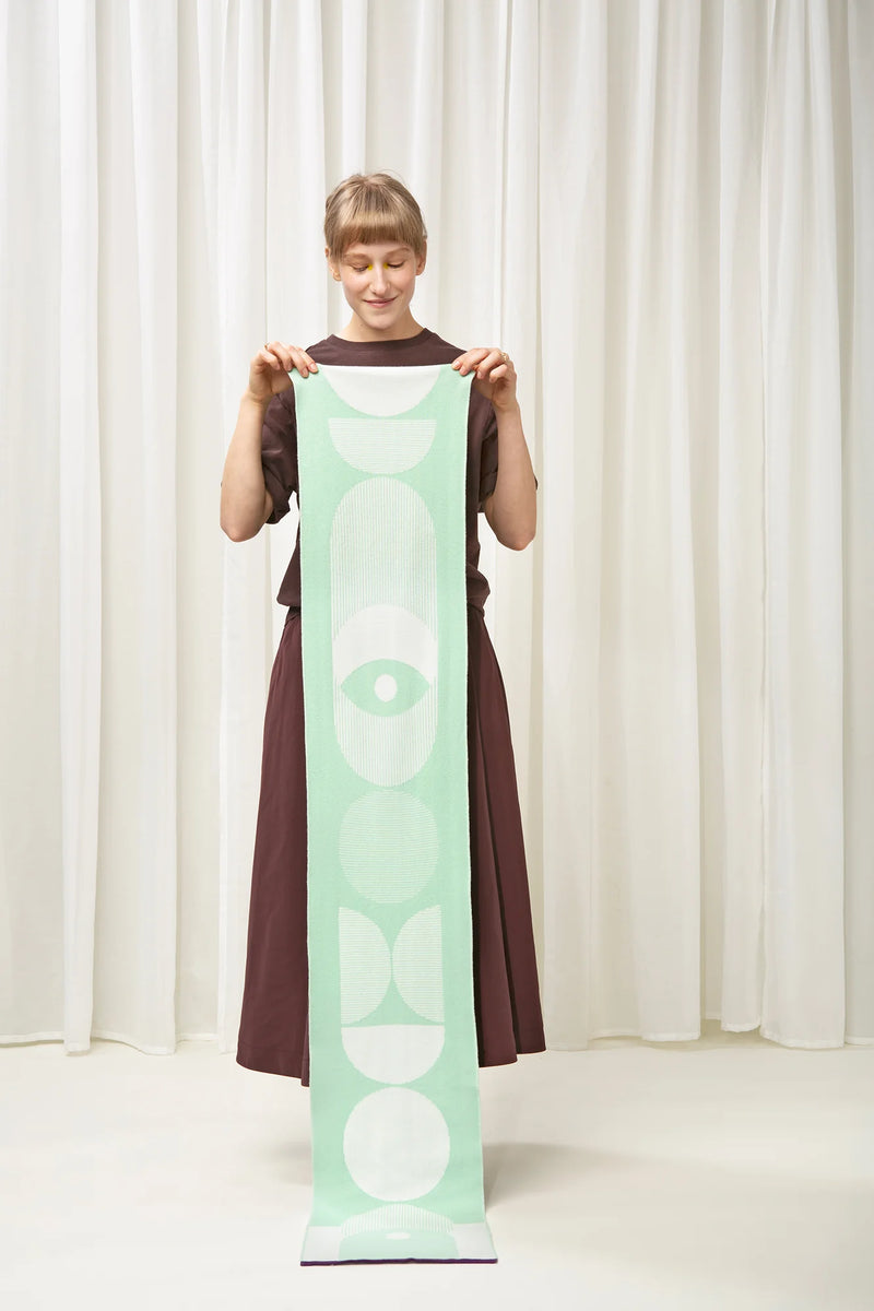 WOLVIS Lucia midi scarf mint