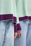 WOLVIS Kitty jumper mint women