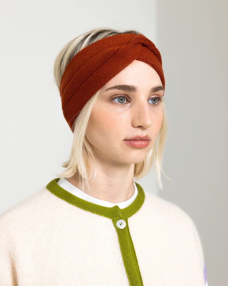 WOLVIS Headband burnt orange women