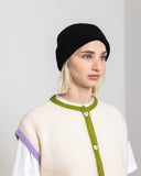 WOLVIS Beanie black unisex