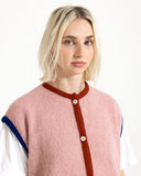WOLVIS Ellipsis vest peach women