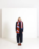 WOLVIS Semicolon maxi scarf lilac unisex