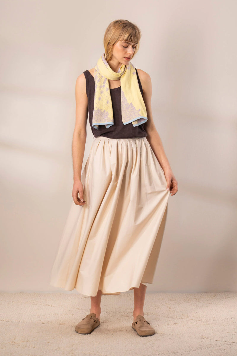 WOLVIS Selena midi scarf violet women