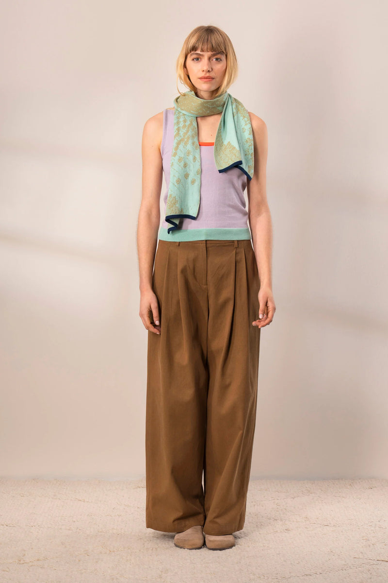 WOLVIS Selena midi scarf mint women