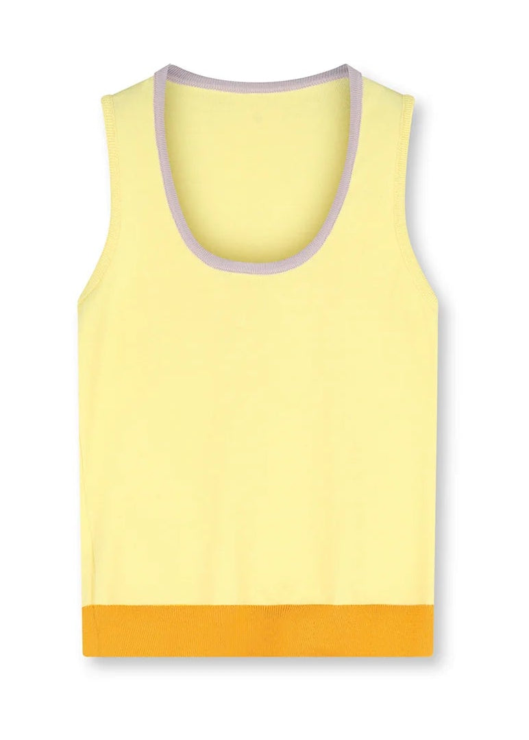 WOLVIS Luna top butter yellow women