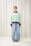 WOLVIS Kitty jumper mint women