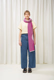 WOLVIS Marianne maxi scarf raspberry