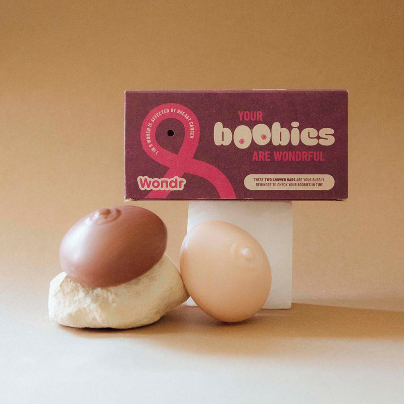 WONDR Boobie shower bars bordeaux