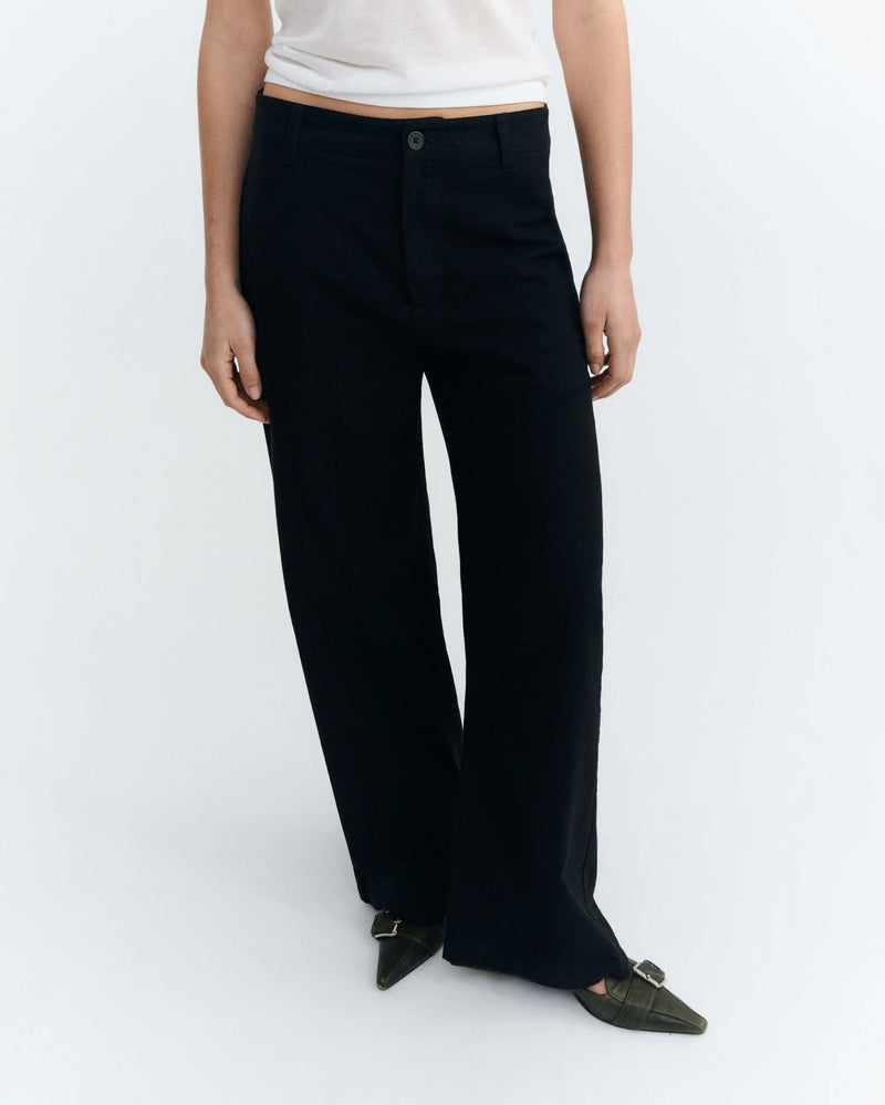 THINKING MU Karina high waist pants black women