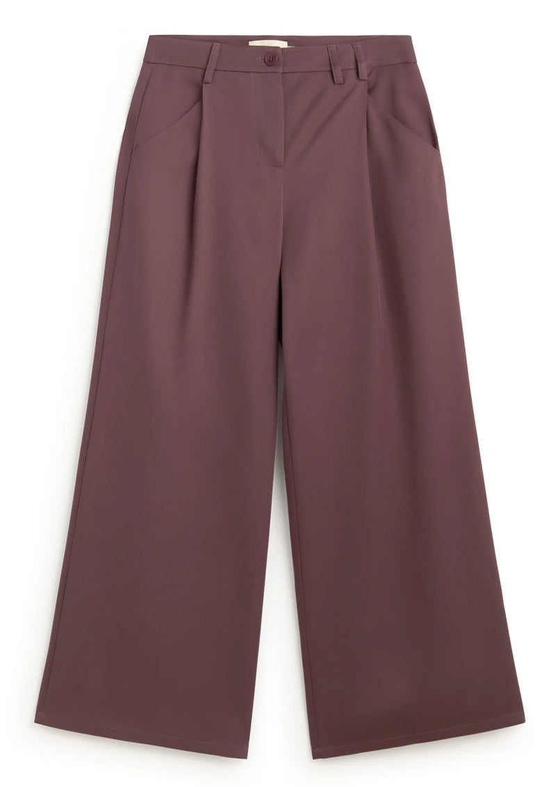 THINKING MU Molly pants dark wine women