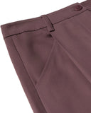 THINKING MU Molly pants dark wine women