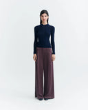 THINKING MU Molly pants dark wine women