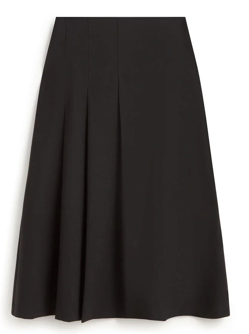 THINKING MU Bahia skirt wool blue night women