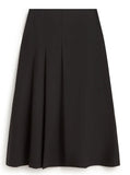 THINKING MU Bahia skirt wool blue night women