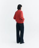 THINKING MU Maisie sweatjacket pale red women