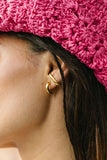 WILDTHINGS COLLECTABLES Classic ear jacket earring gold plated single piece