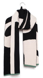 WOLVIS Semicolon maxi scarf black unisex