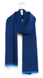 WOLVIS Apostrophe midi scarf ink unisex